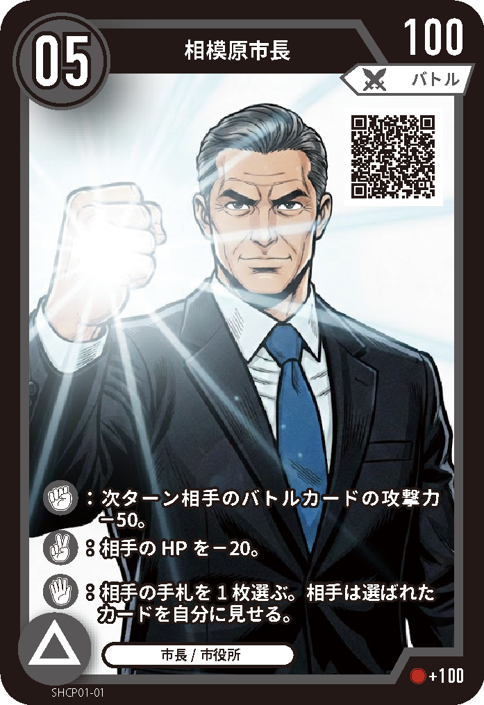 相模原市長のカード