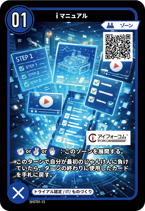 iマニュアルのカード